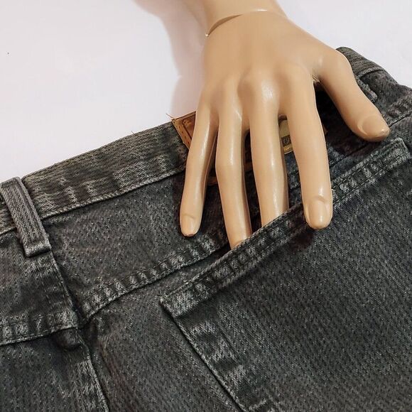 St John's Bay, Like New, Green Corduroy Women's Jeans, Size 14 - Picture 9 of 11